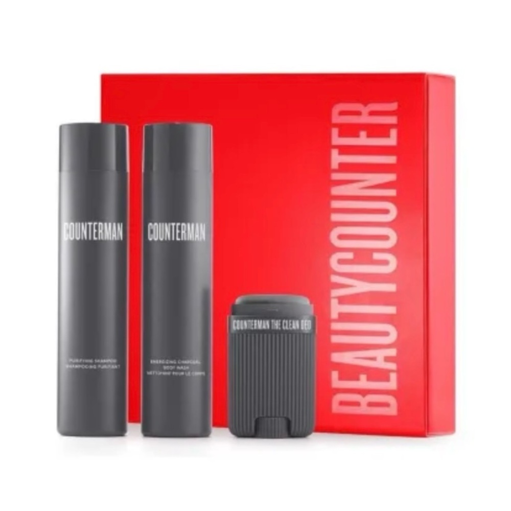 Beautycounter Counterman Fresh Essentials Set - Shampoo, Body Wash & Clean Deo